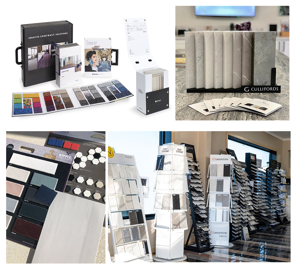 granite sample display solutions