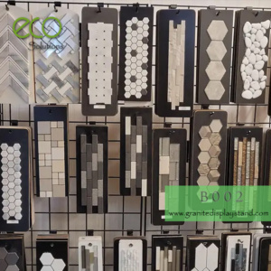sample display board for mosaics