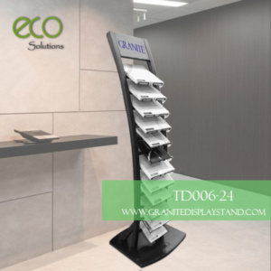 quartz sample display rack
