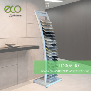 Quartz Stone Display rack manufacturer display stand for quartz stone samples