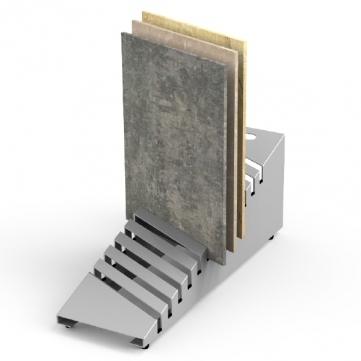 metal tile display stand for ceramic tiles