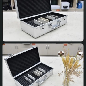 granite stone sample suitcase